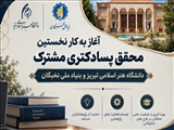 آغاز به کار نخستین محقق پسادکتری مشترک دانشگاه هنر اسلامی تبریز و بنیاد ملی نخبگان